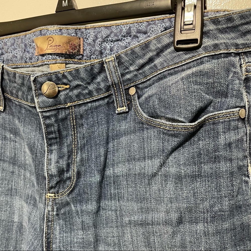 Paige Hollywood Hills Staight Leg Jeans 33 16 - Picture 4 of 7